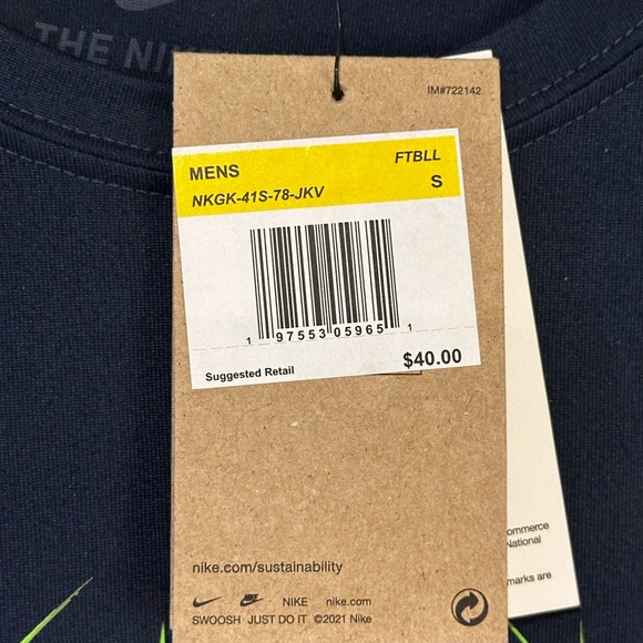 NWT NEW Seattle Seahawks Nike Men's Dri Fit Shirt Small - Picture 3 of 4